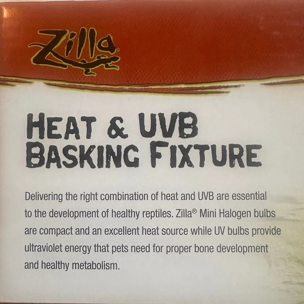 Zilla Heat & UVB Basking Fixture
